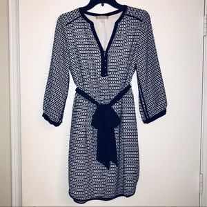 Banana Republic Blue and White Dress 6